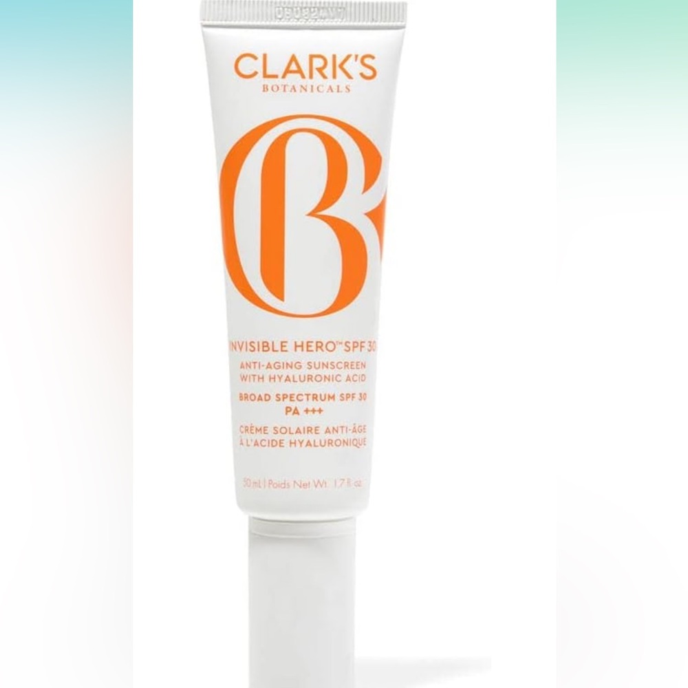 NIB Clarks Botanicals Invisible Hero Sunscreen Anti Aging Primer SPF30